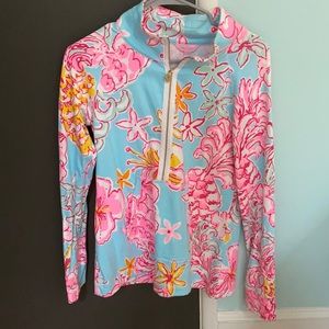 Lilly Pulitzer Skipper Round Hem Pullover sz S